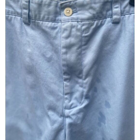 Men's Vineyard Vines Cotton Light Blue Chino Shorts Size 35 - Picture 3 of 6